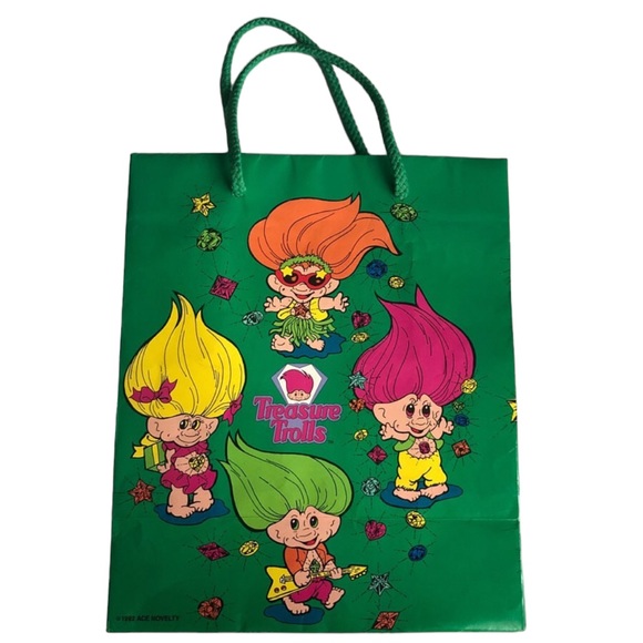 Ace Novelty Party Supplies Vintage Treasure Trolls Gift Bag 992